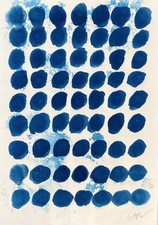 Monochrome Abstrait Cyanotype