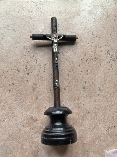 Christ table croix bois - en,