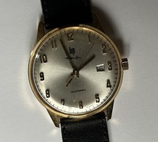 Montre ancienne Électronique homme LIP , pl OR - restaurée révisée