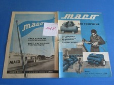 N°14636 / catalogue MACO air comprimé industrie, batiment, travaux publics