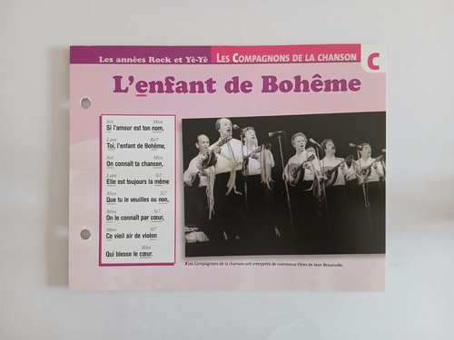 Carte fiche les - carte,