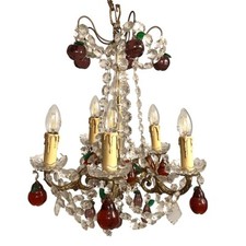 Lustre en bronze doré