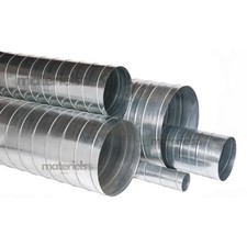 Gaine Rigide Tuyau en Galva – Conduit de Ventilation en Tube de 3m de long