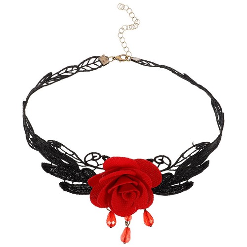 Collier mariage fleur ras - collier, de