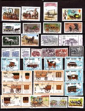 PIM825 TOUS PAYS 32T:chariot,calèche,malle postal,charrette,carross,sulky