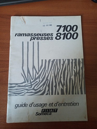 Manuel utilisation fiat someca - utilisation,