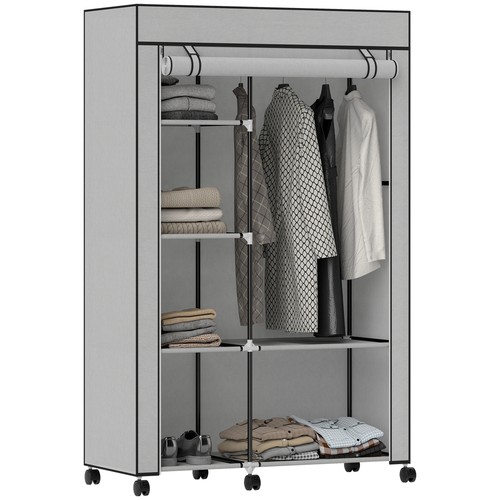 Homcom armoire vêtement - à,