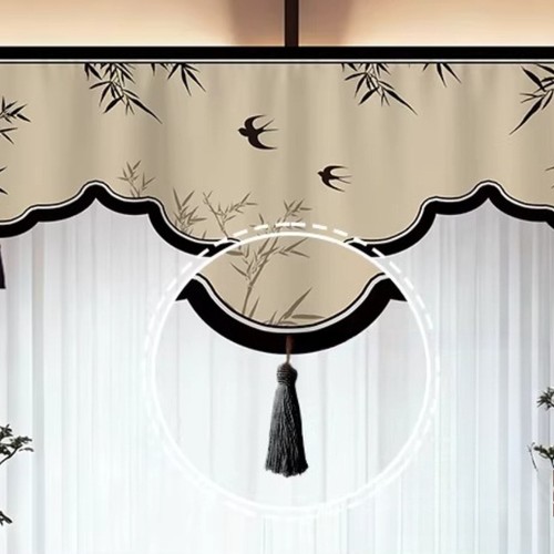 1pcs imprimé floral - imprimé, rideaux