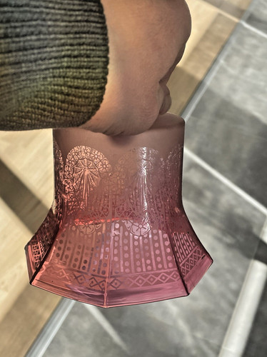 Verre lampe pétrole - lampe, à