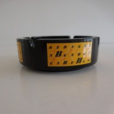 Cendrier vide-poche verre ashtray empty-pocket glass design art déco PN France