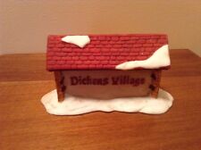 Dept 56 Dickens Village village town sign