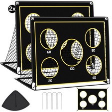 Lot de 2 Cage de Foot pour Enfants - 120 x 90 x 90 cm - But de Football Exter...