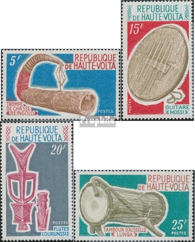Timbres haute volta 1971 - timbres, haute-volta