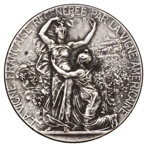 France médaille vigne - france,