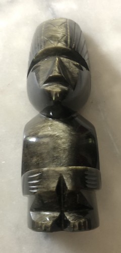 Statuette obsidienne - statuette,