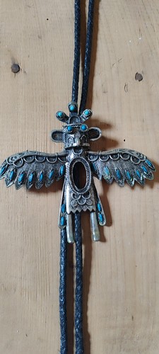 Cravate bolo vintage western - cravate,