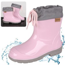 LEMIGO KIMMY Chaussons pour enfants avec fixation - bottes de pluie imperméables