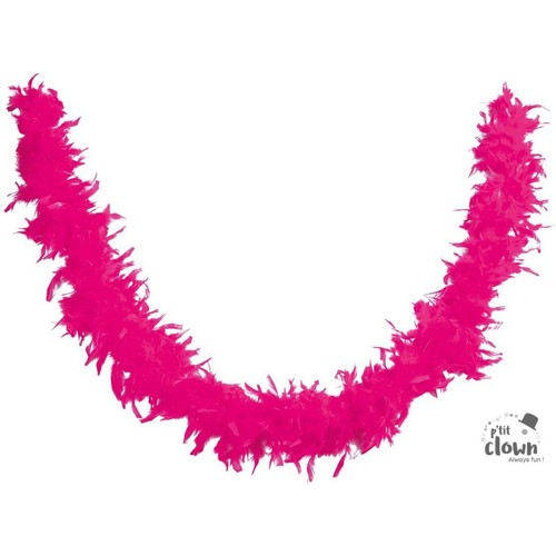 Boa plumes fuchsia - à,