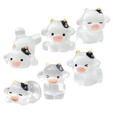 Figurines de vache en résine