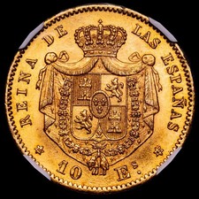Isabel II 10 Escudos 1868