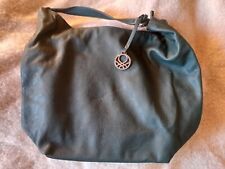 sac à main vert, Faux Cuir, Vintage,  United Colors of Benetton.