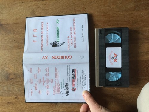 Cassette video vhs sport rugby - cassette,