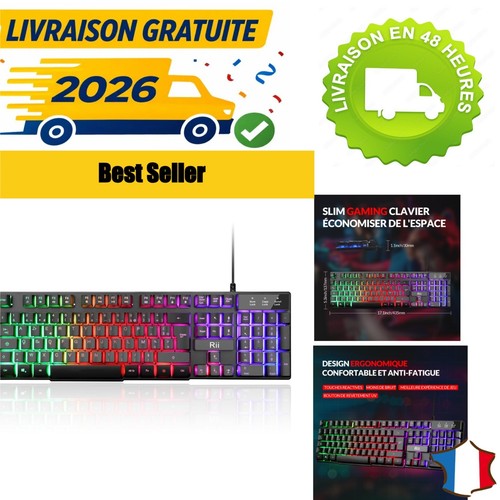 Clavier gamer rii - clavier,