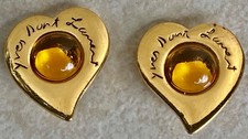 Yves St Laurent Boucles D'oreilles Signées (Made in France) - N°101