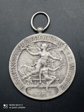 Médaillle La renommée Proclame le Mérite FMV en bronze argenté signé Henri Maude