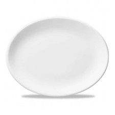 Assiette Ovale Nova Blanche En