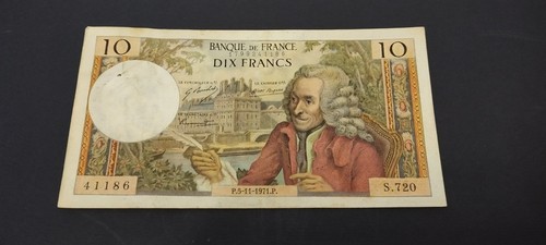 Billet francs voltaire - , de