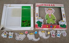 vintage ancien jeux mosaiques babar smoby