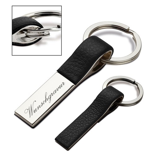 Porte clés cuir - en,