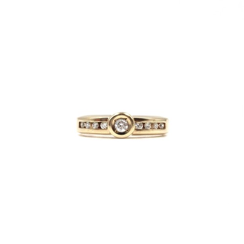 Bague jaune 14 - jaune,