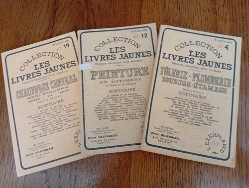 Lot livres jaunes - lot,