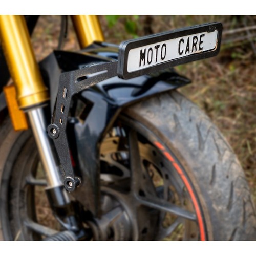 Number plate holder black moto - plate,