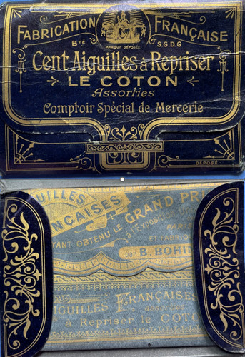 Mercerie ancienne pochette - ancienne,