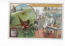 CHROMO LIEBIG  FAISANS  CUISINIERS