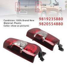 Left+Right Side Rear Tail Light Back Lamp Pour Peugeot Partner 2018-2024/