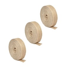  3 Pcs 2 cm 10 Mètres Large Craft Ruban De Toile De Jute Spool Naturel Rouleau