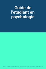 Guide de l'etudiant en