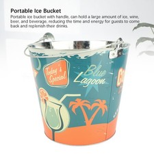 Metal Ice Bucket With Handle