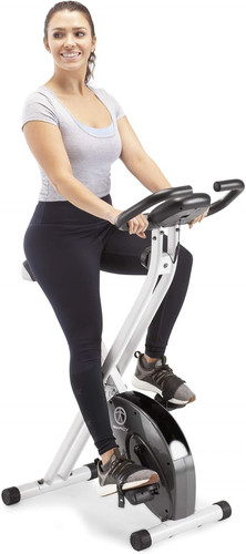 Upright exercise bike - exercise,