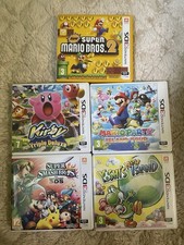 jeux 3ds: Kirby, Mario Party, Mario Bros 2, Yoshi New Island, Super Smash Bros