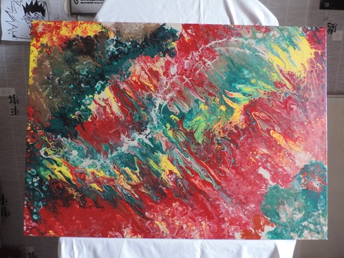 Tableau peinture abstraite - tableau,