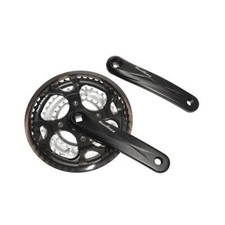 Pedalier vtt 7/8v. m3 alu noir