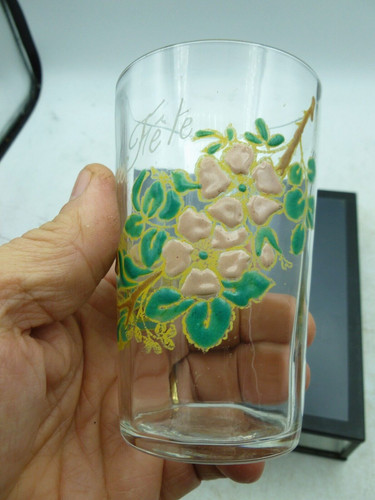 Ancien verre emaille bonne - emaille,