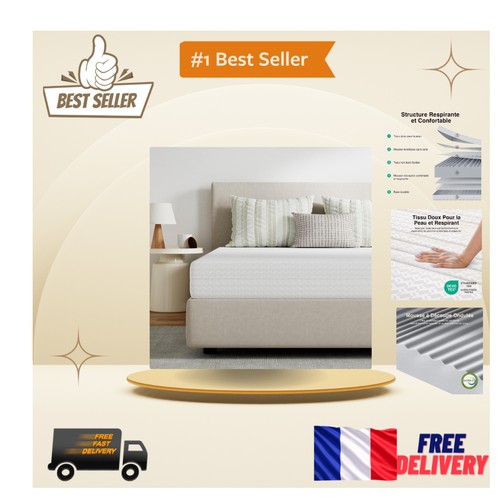 Matelas 140x190 avec housse - 140x190,