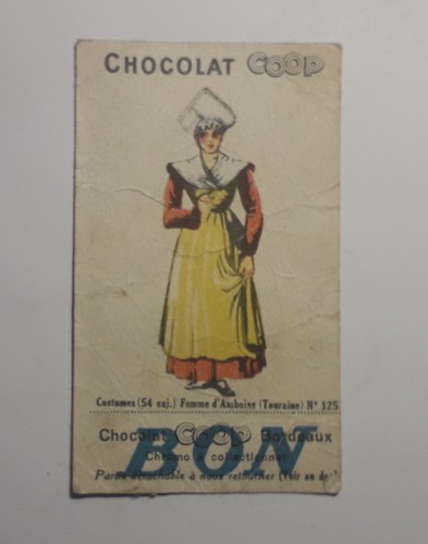 Carte ancienne chromo - ancienne, chocolat