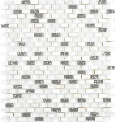 Pâte verre mur brique - verre,